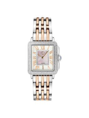NWT Gv2 By Gevril Padova Quartz Diamond White Dial Ladies Watch